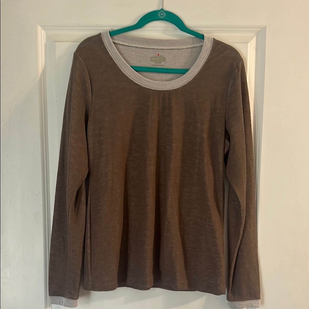 Kavu Women's Brown Long Sleeve Top